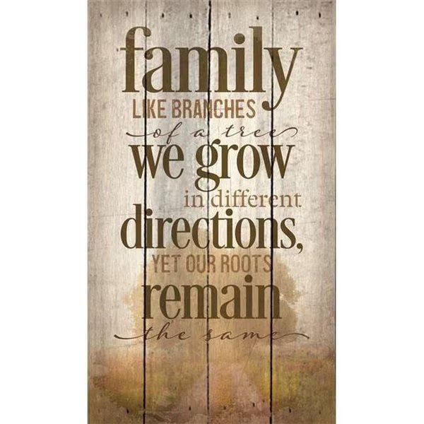 Artistic Reflections PA1018 14 x 24 in. Family Like Branches On A Tree Wood Pallet Design Wall Art Sign, Artistic Reflections, Mfr#: PA1018